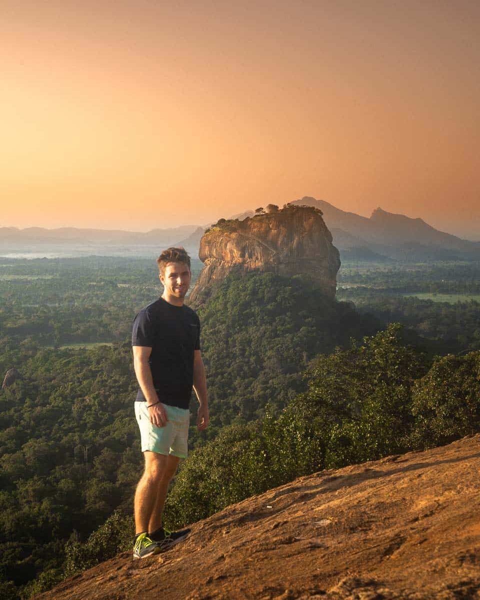 Pidurangala Rock vandretur i Sigiriya Sri Lanka